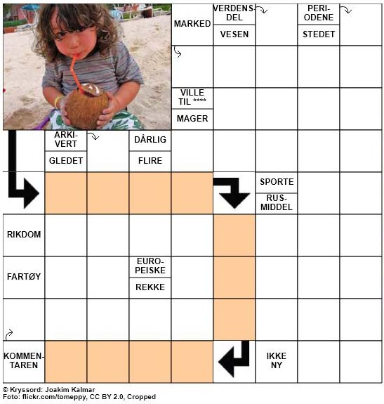 Dagens kryssord - 4. Juni - 2018