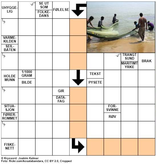 Dagens kryssord - 4. Mars - 2018