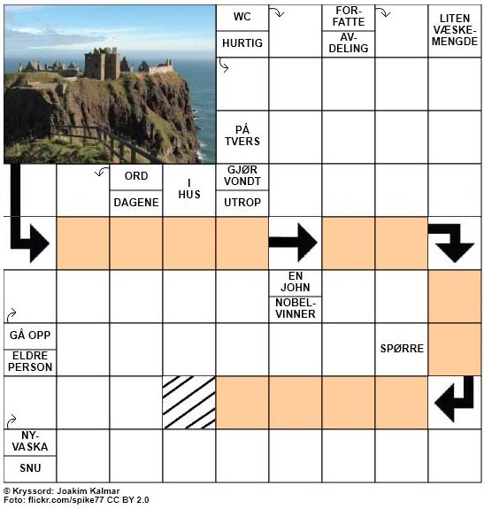 Dagens kryssord - 4. Oktober - 2017