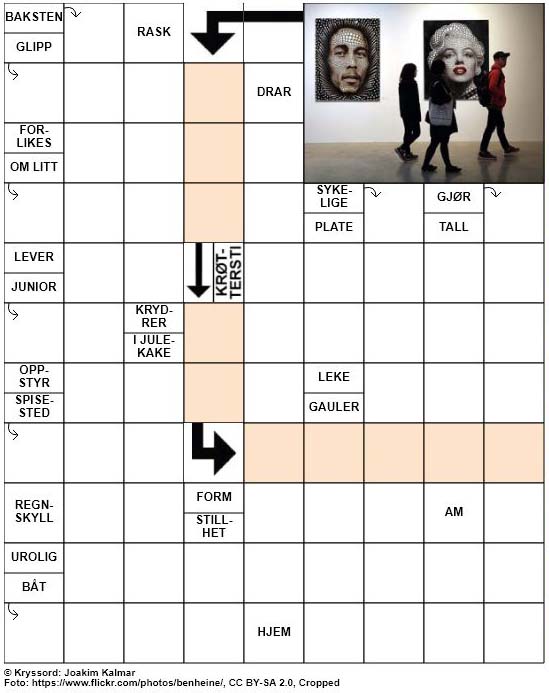 Dagens kryssord – 5. Februar – 2019
