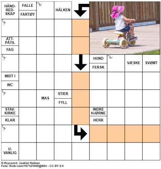 Dagens kryssord - 5. Mai- 2018