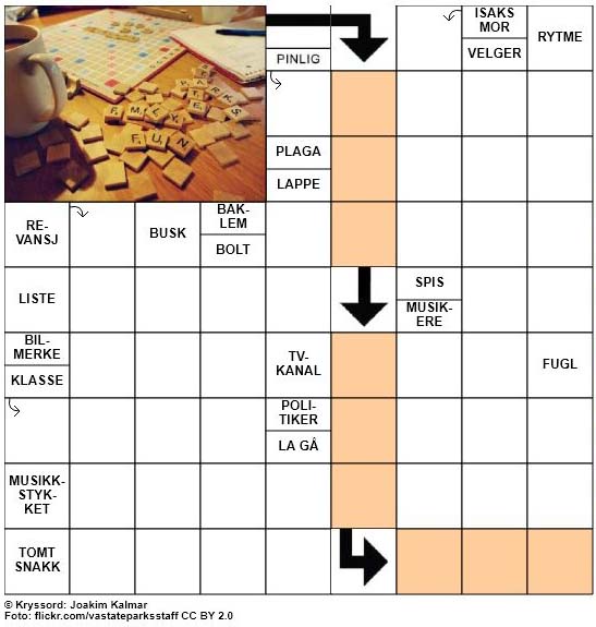 Dagens kryssord - 6. September - 2017