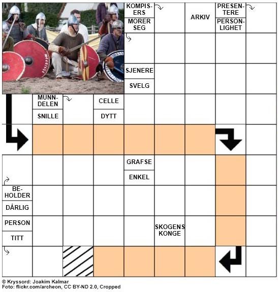 Dagens kryssord - 7. Juli - 2018