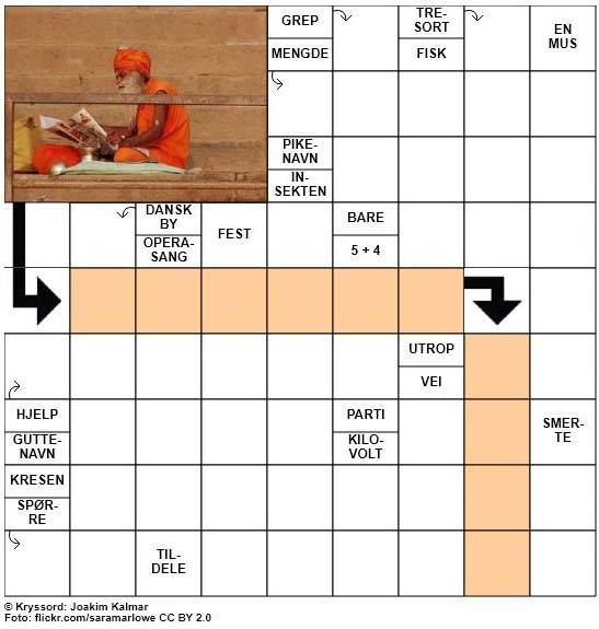 Dagens kryssord - 7. September - 2017