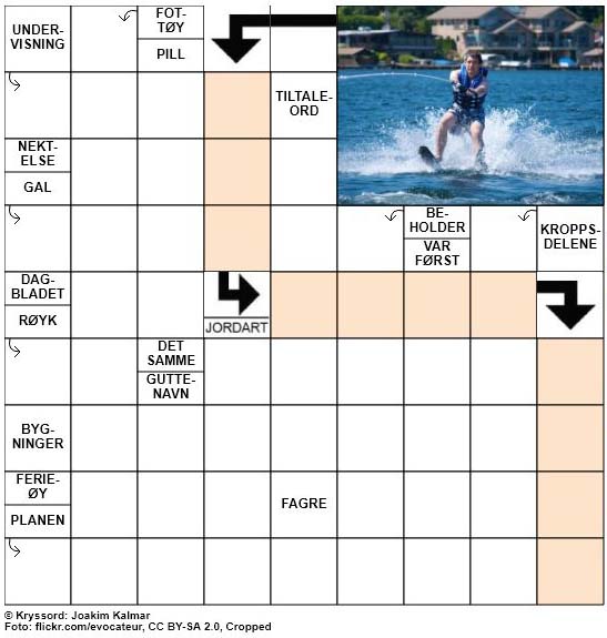 Dagens kryssord - 8. August - 2018