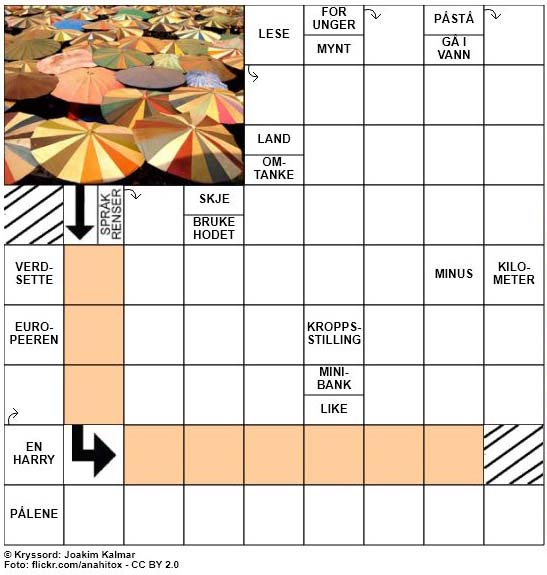 Dagens kryssord - 8. Mai - 2018