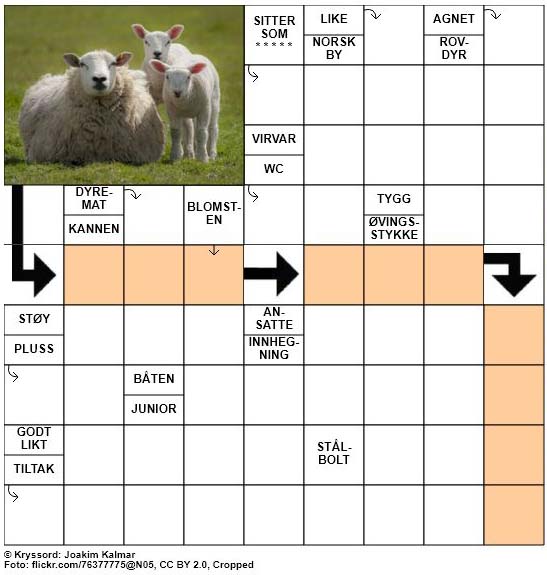 Dagens påskekryssord - 27. Mars - 2018