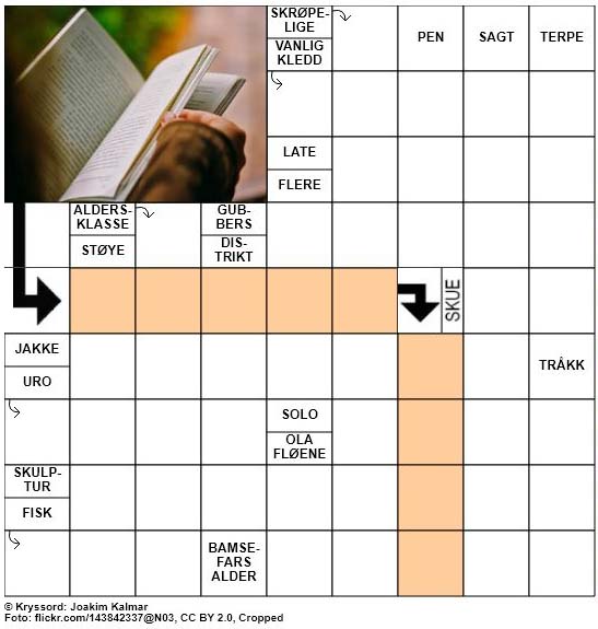 Dagens påskekryssord - 29. Mars - 2018