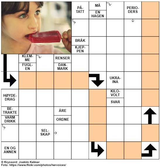 Sommerkryssord nr. 11 - 13.juni - 2017