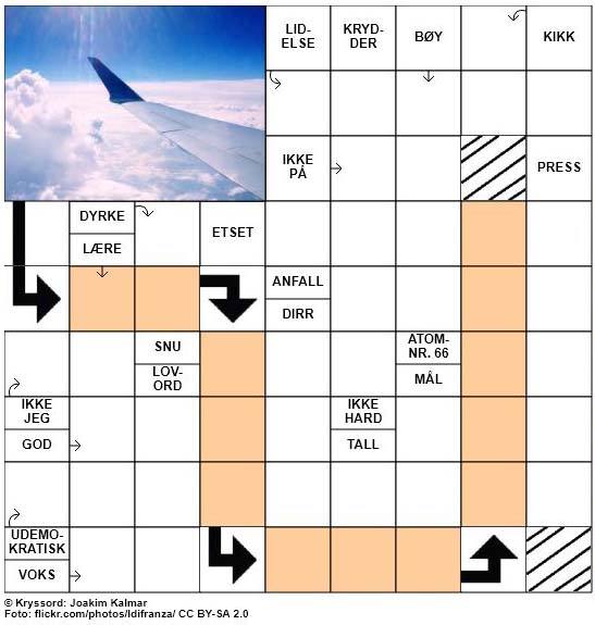 Sommerkryssord nr. 19 - 21.juni - 2017