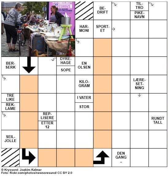 Sommerkryssord nr. 28 - 30.juni - 2017