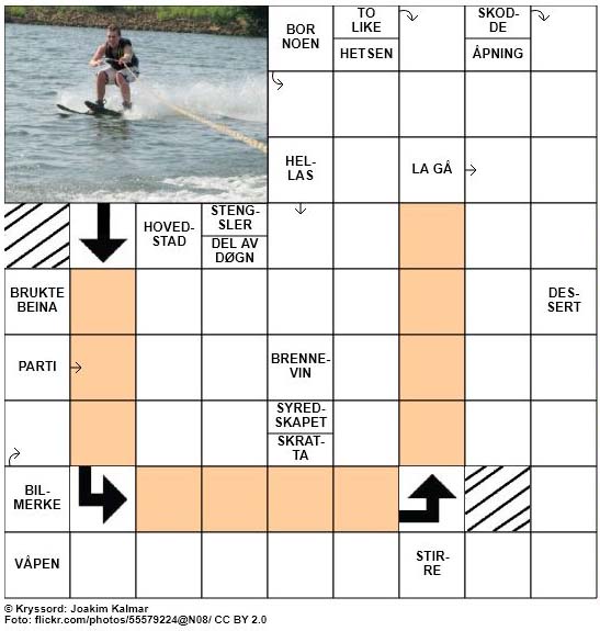 Sommerkryssord nr. 44 - 16.juli - 2017