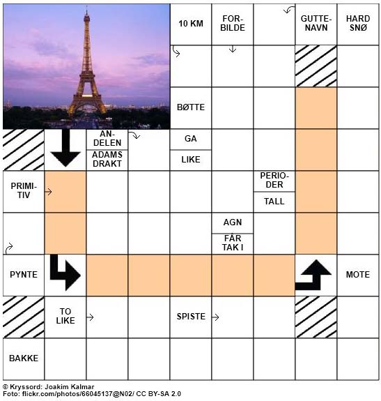 Sommerkryssord nr. 48 - 20.juli - 2017