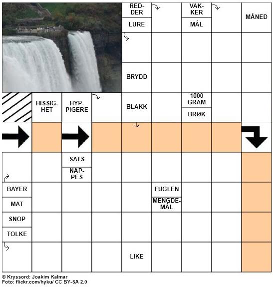 Sommerkryssord nr. 59 - 31.juli - 2017