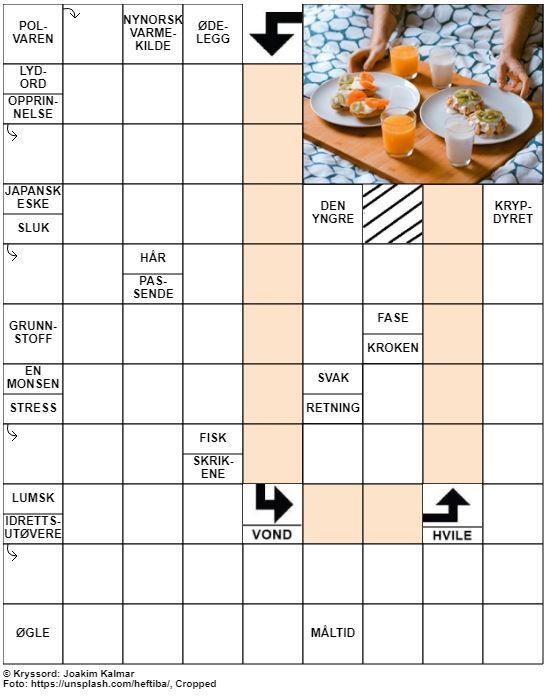 Dagens kryssord – 1. Juli – 2019