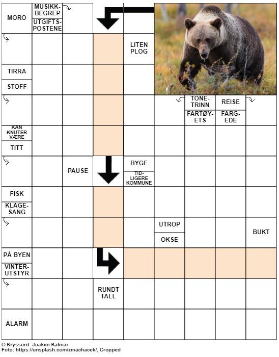 Dagens kryssord – 10. Juni – 2019