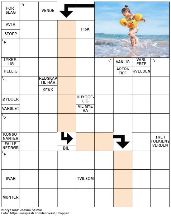 Dagens kryssord – 12. Juni – 2019