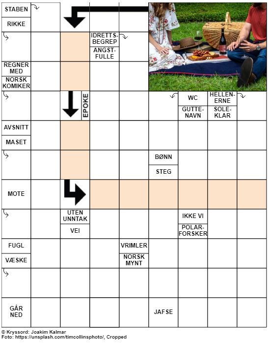 Dagens kryssord – 13. Juni – 2019