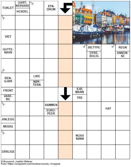 Dagens kryssord – 14. Juli – 2019