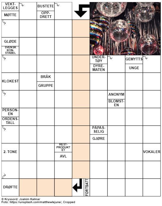 Dagens kryssord – 23. Juni – 2019