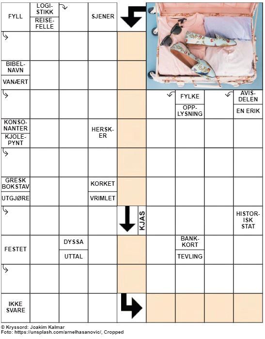 Dagens kryssord – 18. Juni – 2019