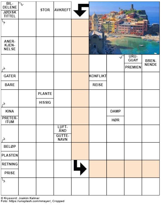 Dagens kryssord – 23. Juli – 2019