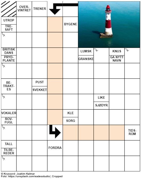 Dagens kryssord – 19. Juli – 2019