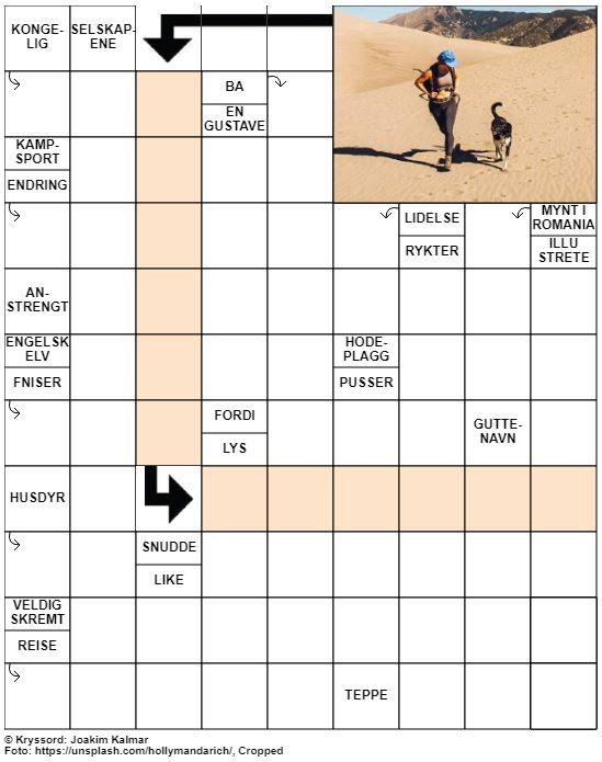 Dagens kryssord – 24. Juli – 2019