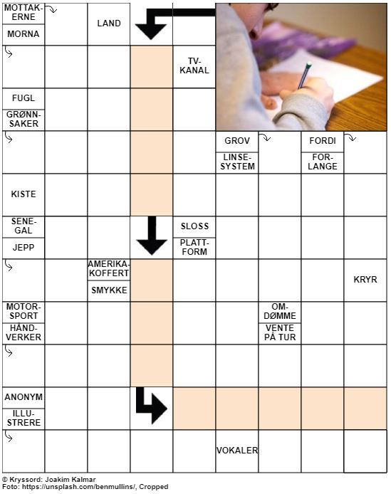 Dagens kryssord – 13. August – 2019