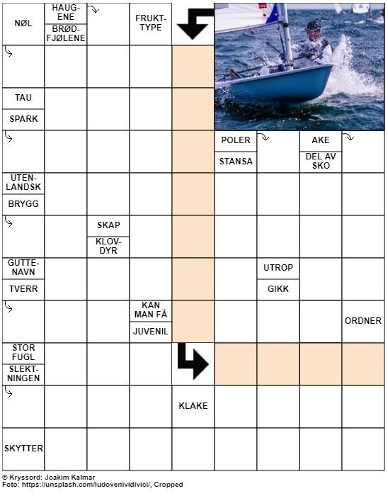 Dagens kryssord – 18. August – 2019