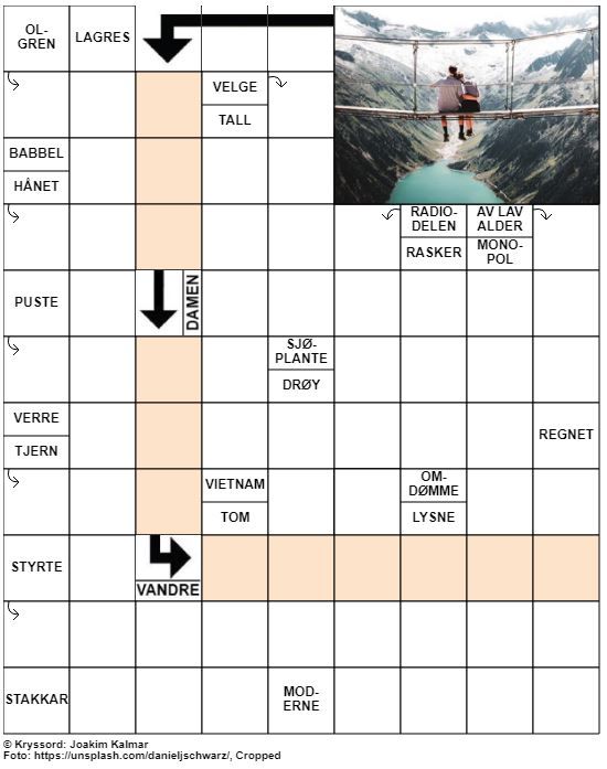 Dagens kryssord – 29. August – 2019