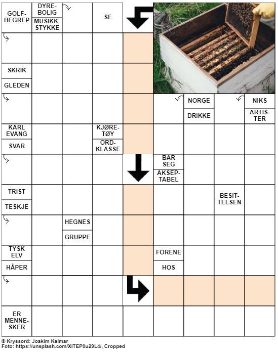 Dagens kryssord – 6. September – 2019