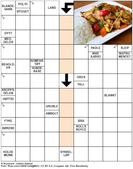 Dagens kryssord – 13. September – 2019