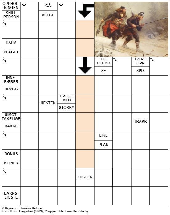 Dagens kryssord – 23. September – 2019