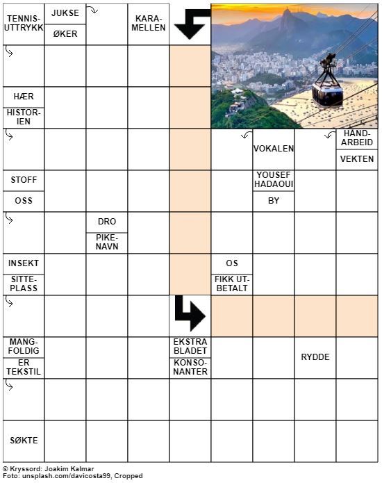 Dagens kryssord – 30. September – 2019
