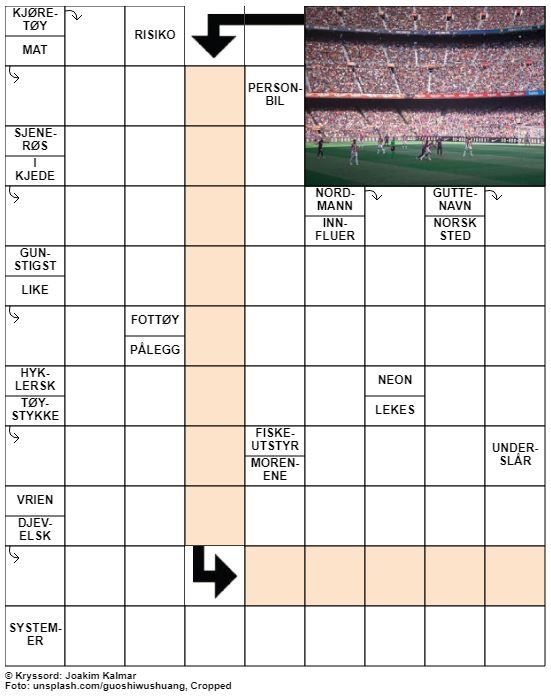 Dagens kryssord – 3. Oktober – 2019