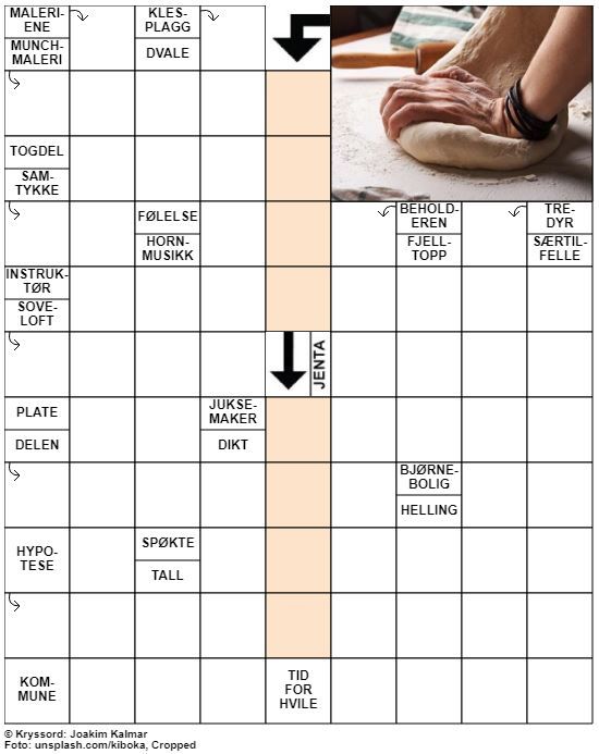 Dagens kryssord – 4. Oktober – 2019