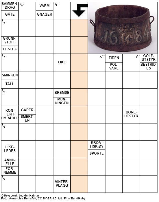 Dagens kryssord – 16. November – 2019