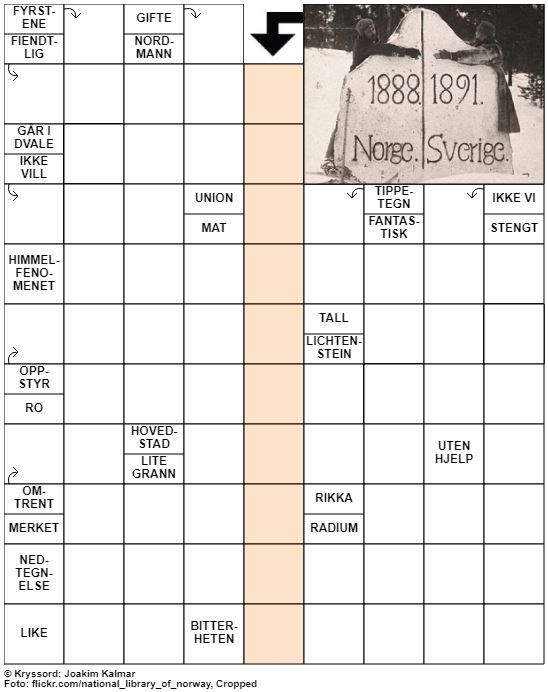 Dagens kryssord – 18. November – 2019
