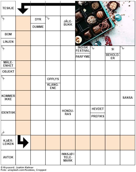 Dagens kryssord – 27. Desember – 2019