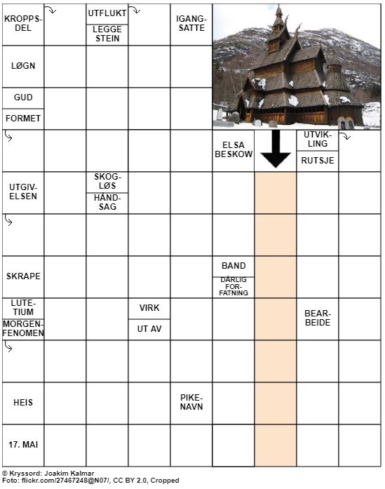 Dagens kryssord – 28. Januar – 2020