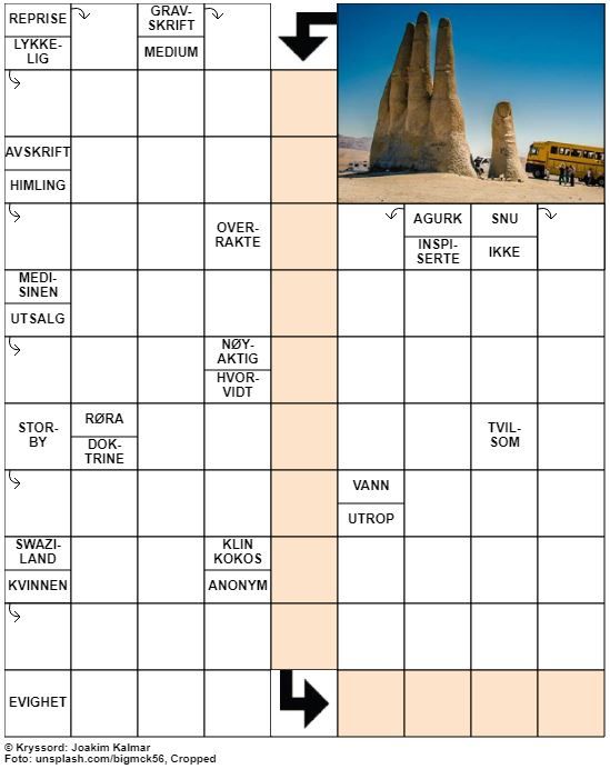Dagens kryssord – 22. Februar - 2020