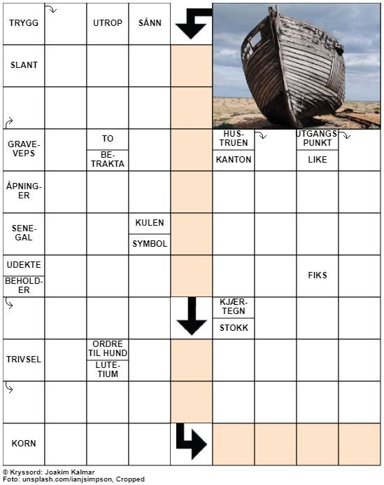 Dagens kryssord – 24. Februar - 2020