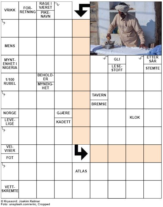 Dagens kryssord – 1. April - 2020