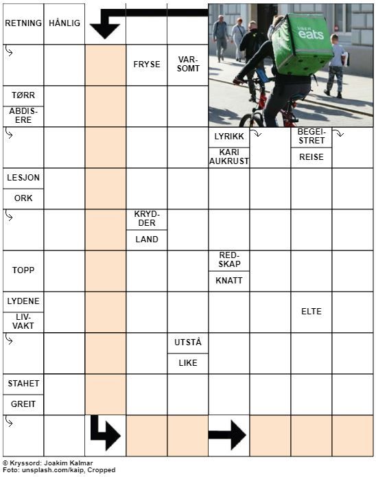 Dagens kryssord – 16. Mars - 2020