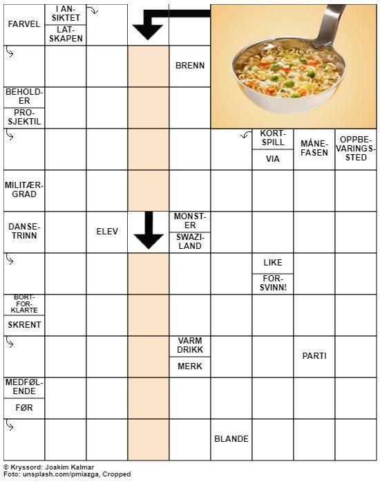 Dagens kryssord – 18. Mars - 2020