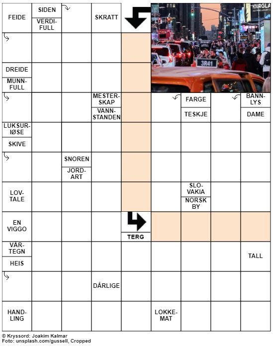 Dagens kryssord – 20. Mars - 2020