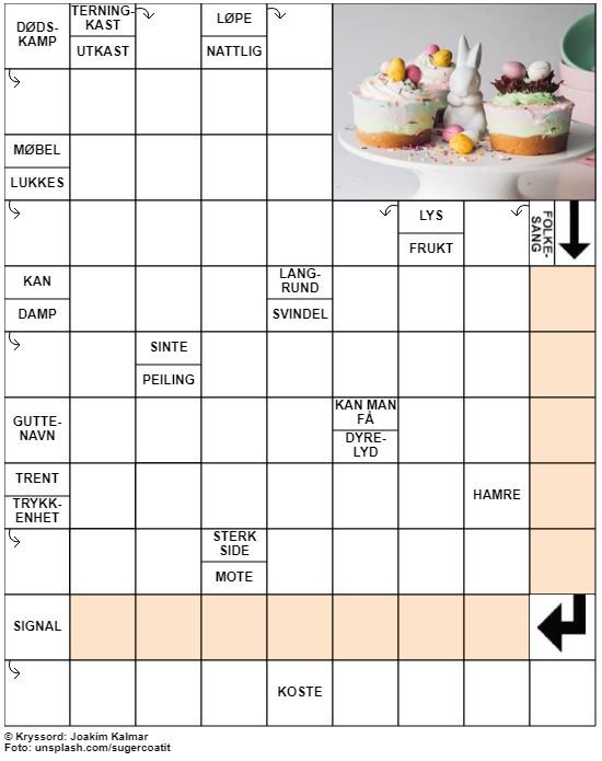 Dagens kryssord – 9. April - 2020
