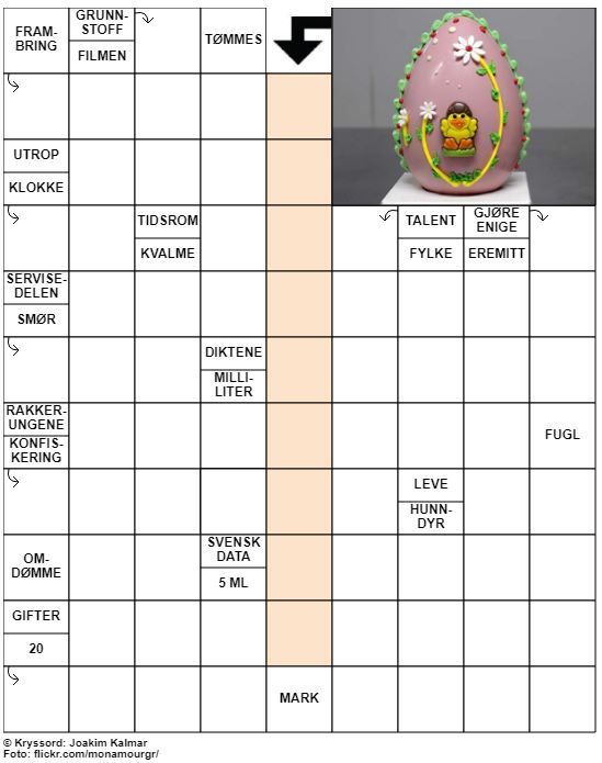 Dagens kryssord – 10. April - 2020