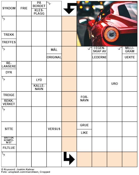 Dagens kryssord – 14. April - 2020